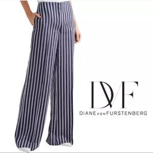 Diane von Furstenberg Striped Pant - Size 2